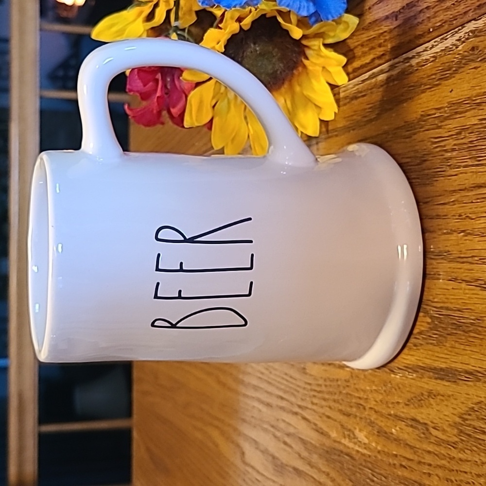 Rae Dunn BEER Tall Mug